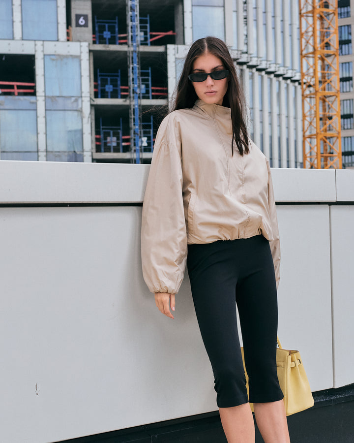 CASSANDRE BOMBER IN SILK