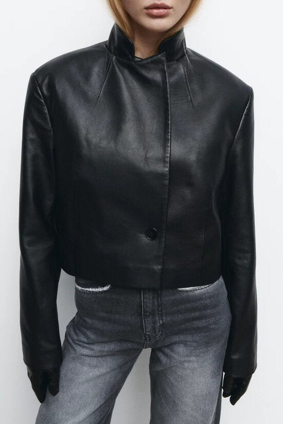Leather jacket