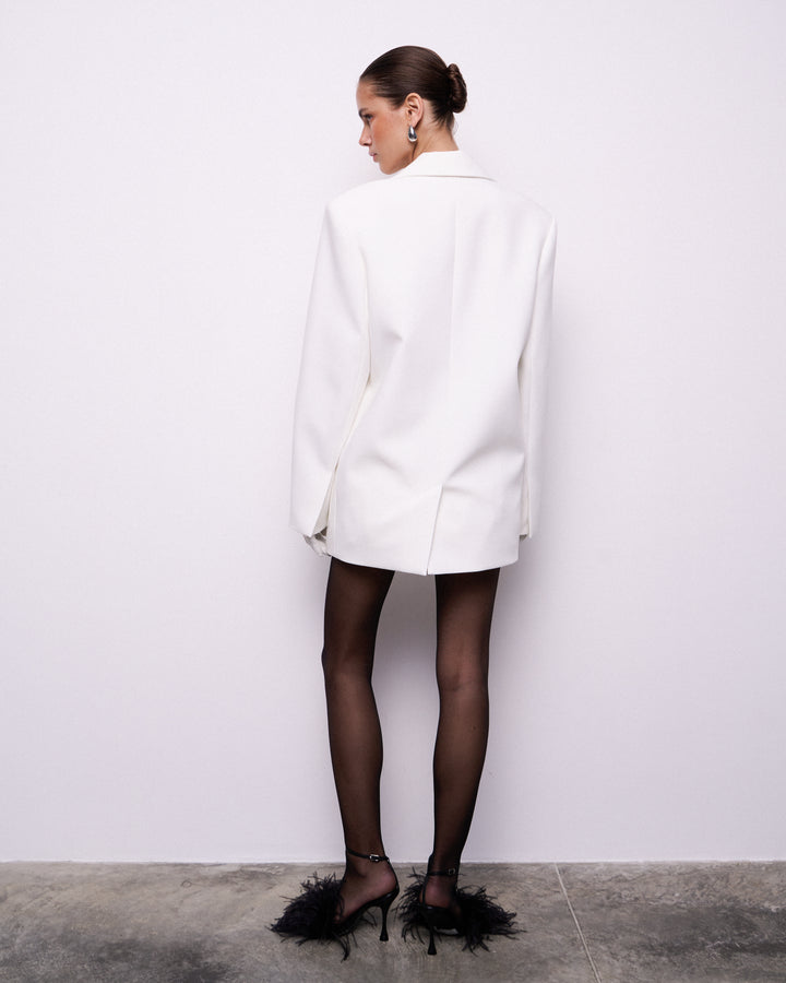 Oversized single-breasted jacket