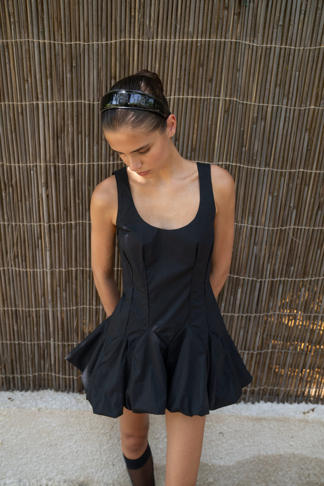 Balloon jumpsuit black