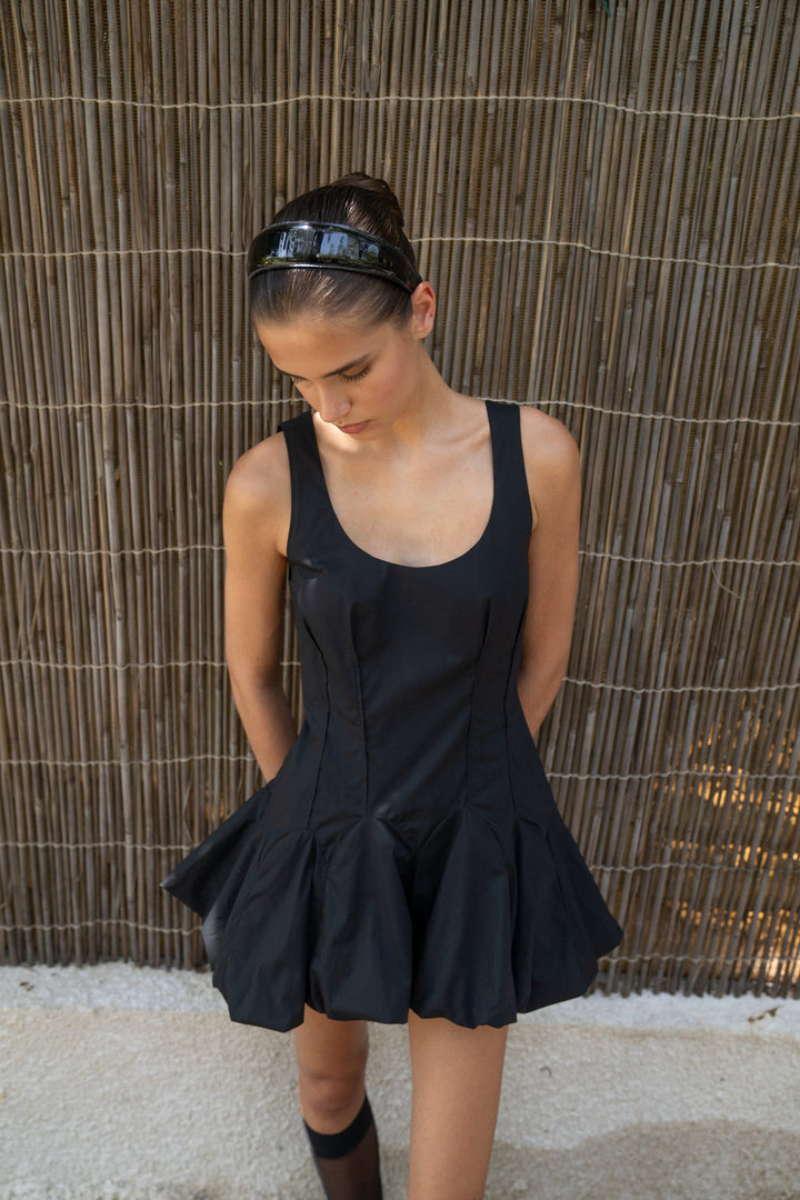 Balloon jumpsuit black