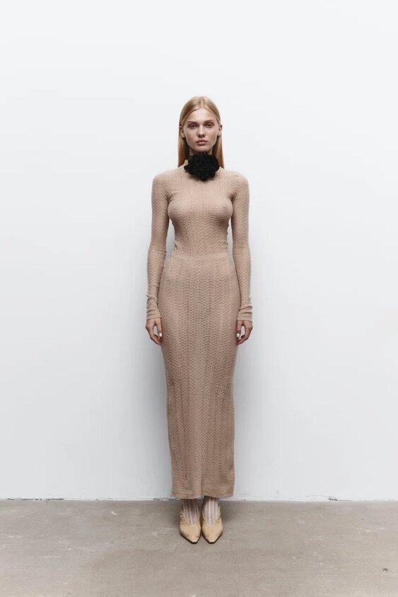 Undine dress beige