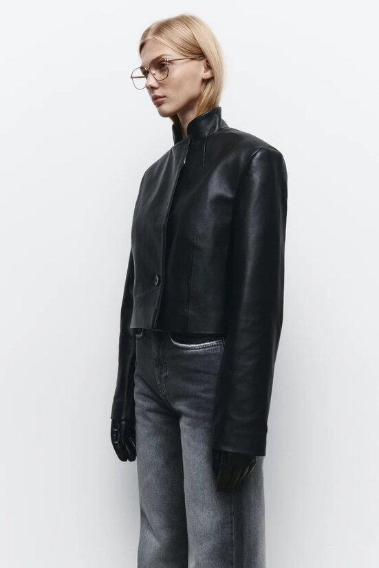 Leather jacket