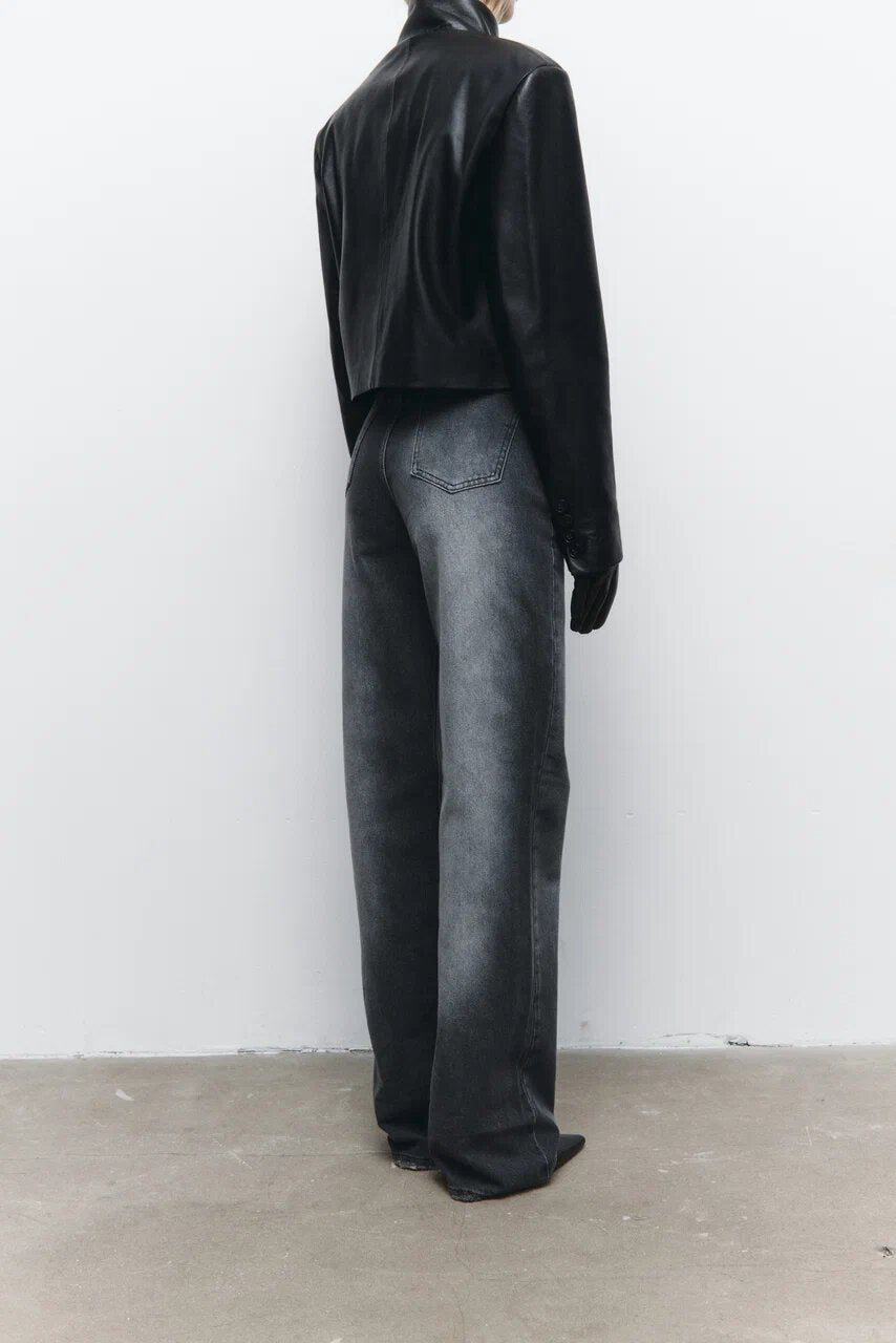 Gray jeans