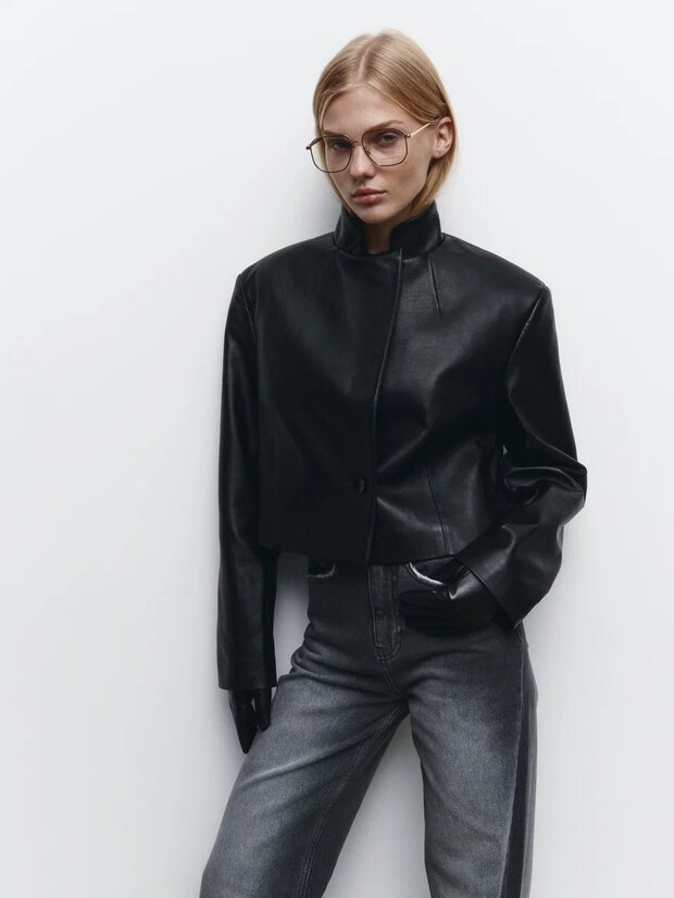 Leather jacket