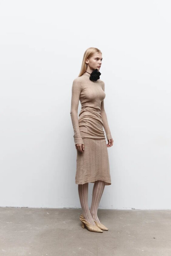 Undine dress beige