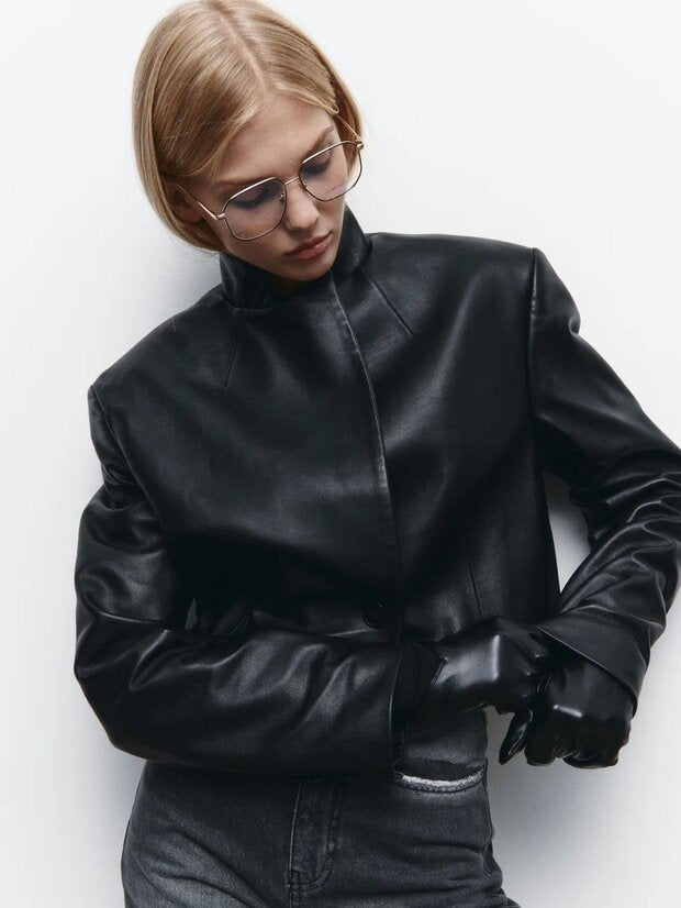 Leather jacket