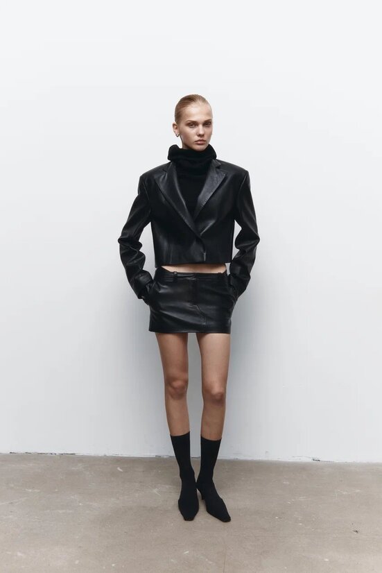 Leather skirt