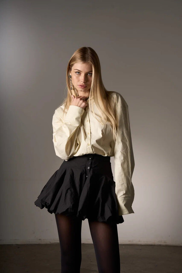 Balloon skirt black