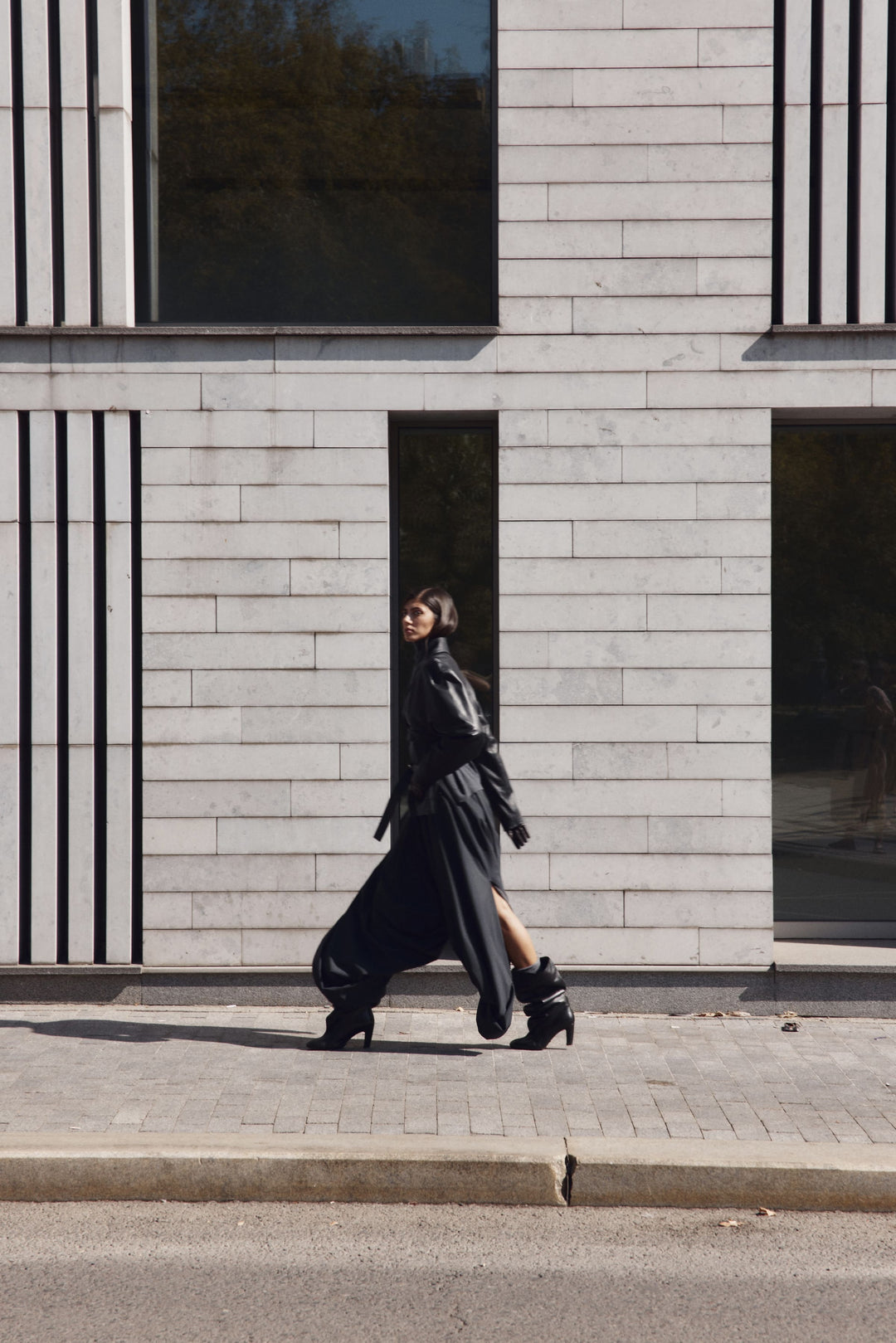 Draped trousers