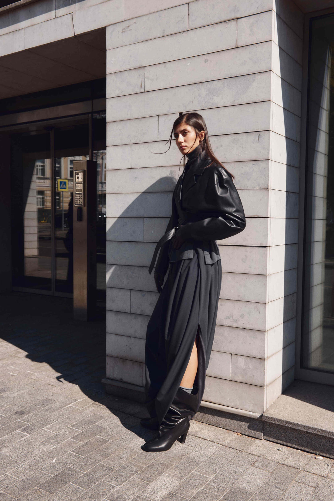 Draped trousers